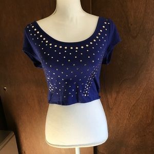 Bling crop top